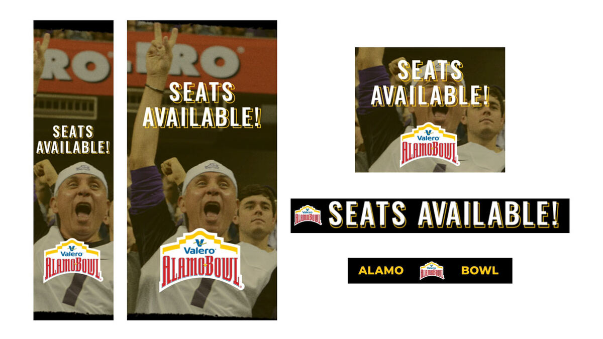 "Seats Available!" display banners