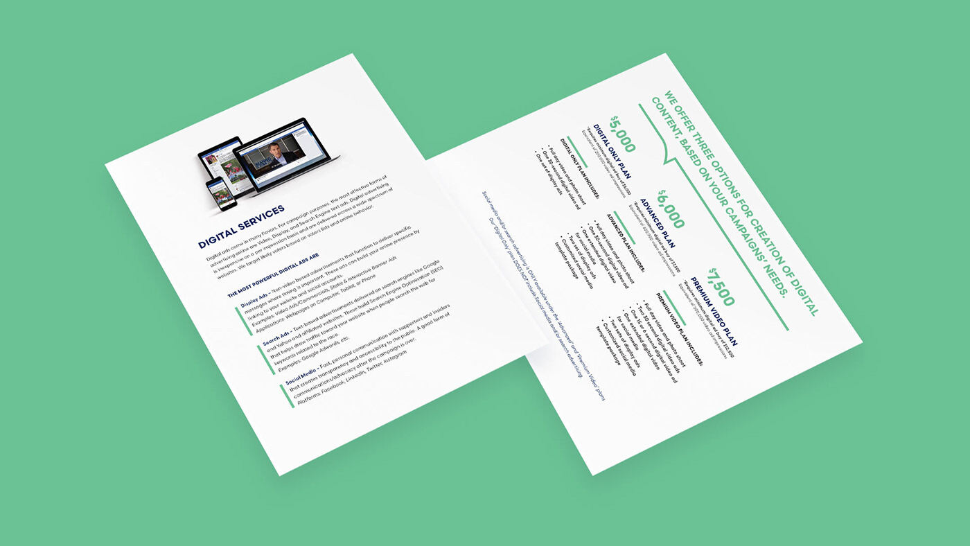 Services sheets